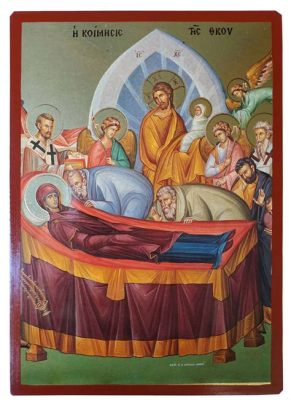 The Dormition of the Theotokos! A Breathtaking Display of Byzantine Influence and Emotional Intensity in 11th Century Russia