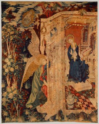 The Annunciation A Tapestry Woven with Threads of Divine Revelation and Ethereal Beauty!